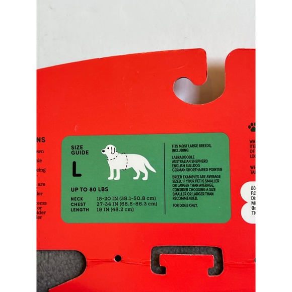 Boots & Barkley Silver Puffer Dog Coat Size L Warm Winter Pet Vest - Picture 3 of 4